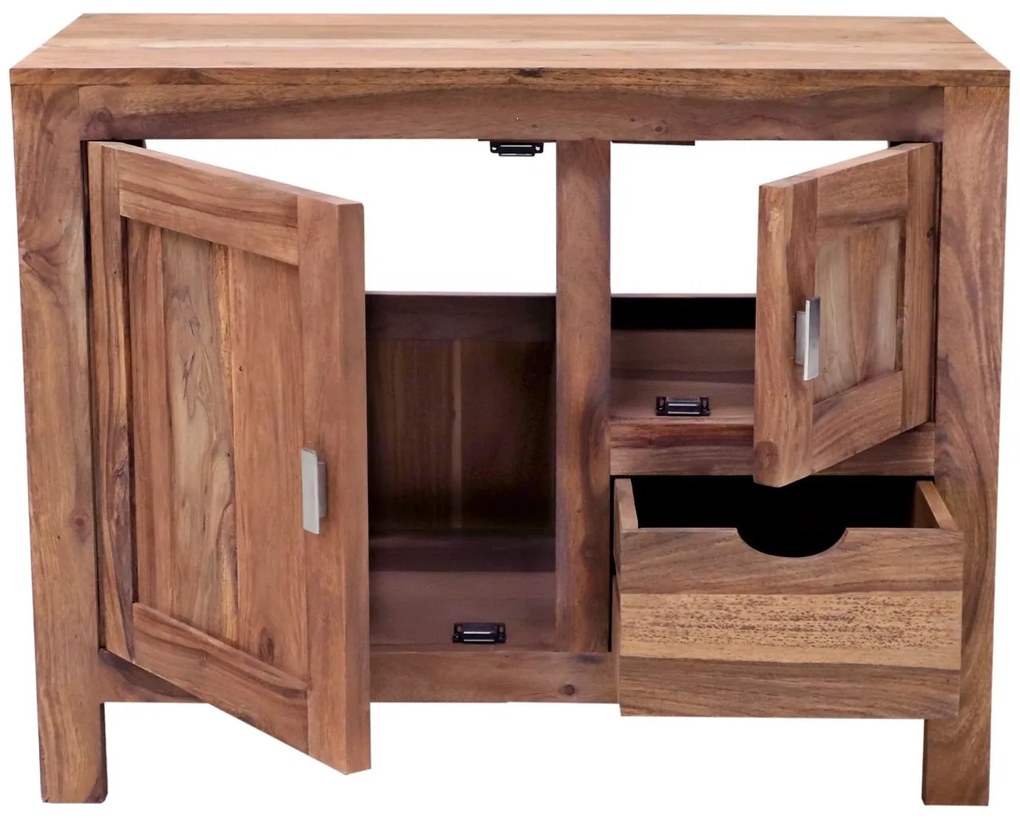 furniture-nabytek.cz - Masívna skrinka pod umývadlo 90x70x45 z dreva palisander