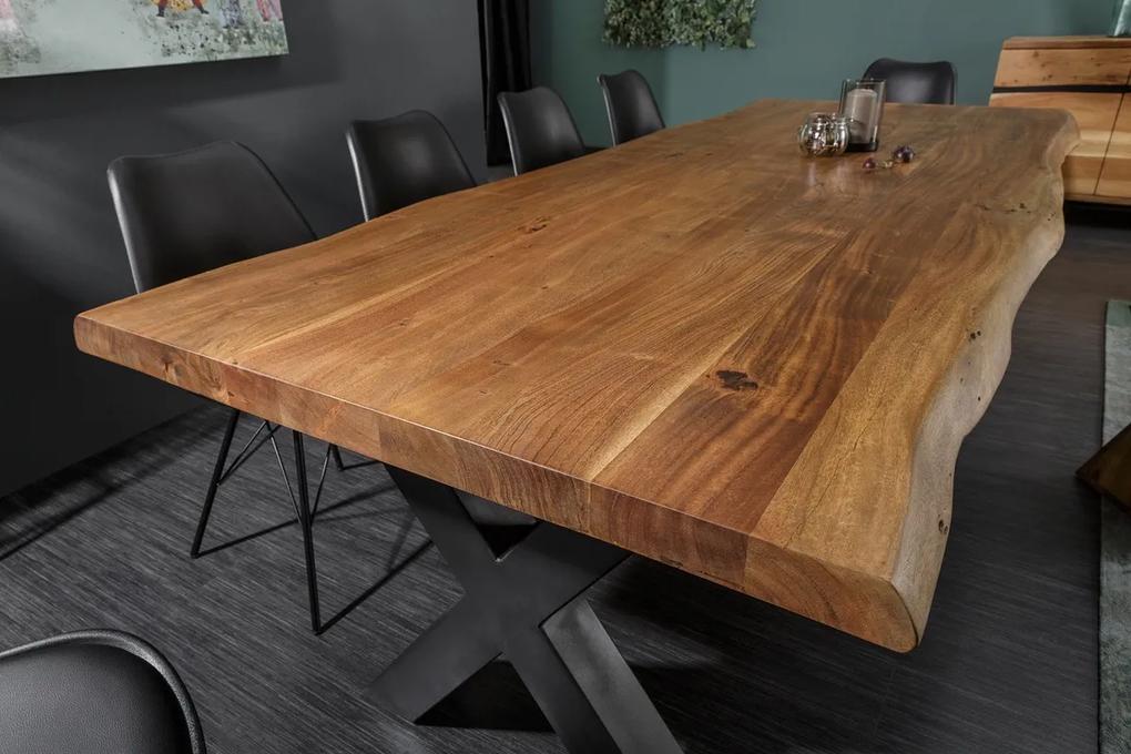 Dizajnový jedálenský stôl Massive X Honey 300 cm akácia