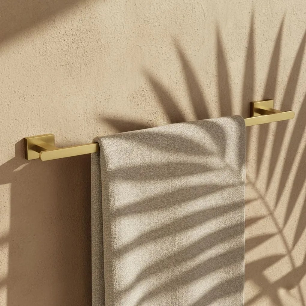 Rea Oste, kúpeľňový vešiak na uterák 56,5 cm, zlatá matná, REA-88007