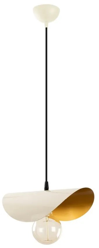 Závesné svietidlo v bielo-zlatej farbe Sivani – Opviq lights