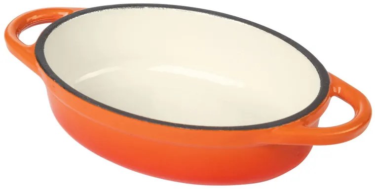 ERNESTO®  Nákypová liatinová miniforma, 2 kusy (oranžová)  (100353151)