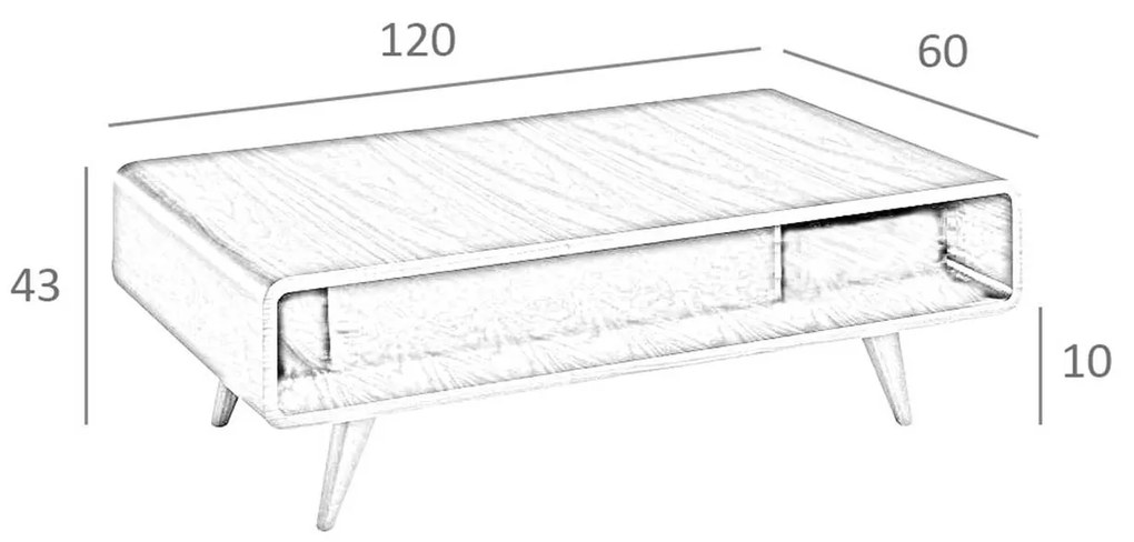 Konferenčný stolík 2021 120 × 60 × 43 cm