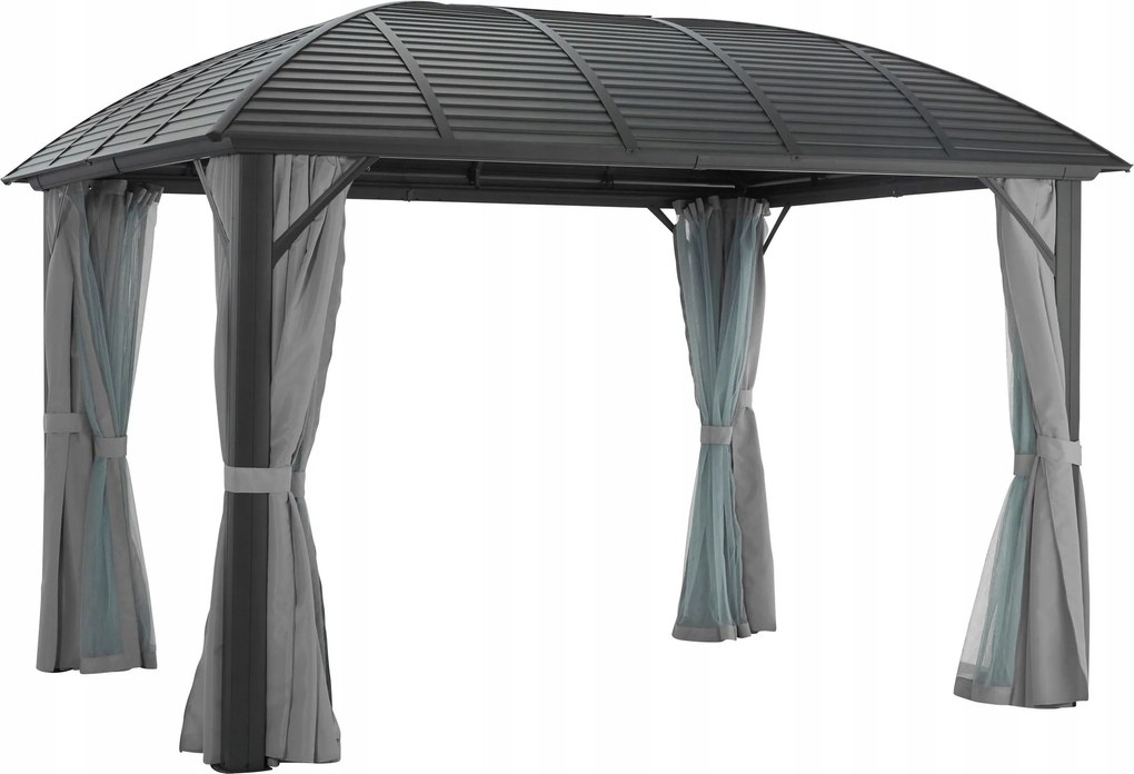 Záhradný pavilón June Konifera 300x425 cm antracitový