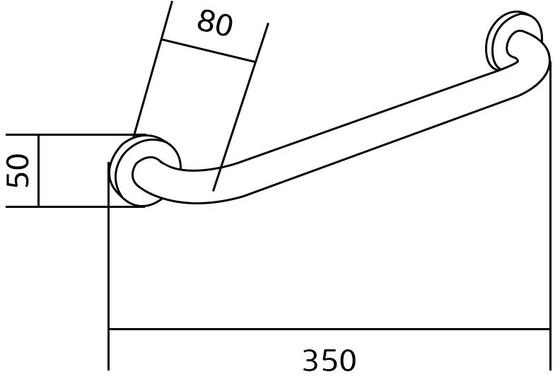 Mexen príslušenstvo, kúpeľkový držiak 30cm, chróm, 70101630-00