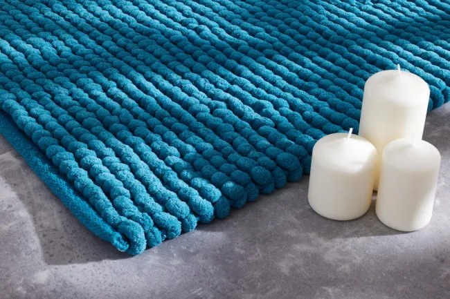 Kúpeľňový koberček Javo Premium svetlotyrkysový