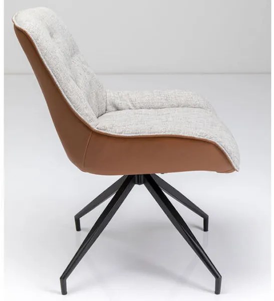 Lori otočná stolička sivo-hnedá