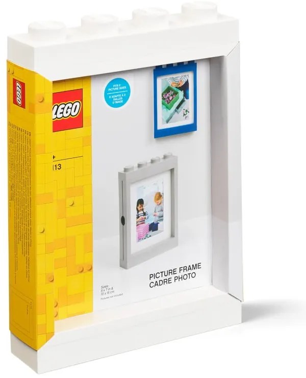 Biely rámček na fotku LEGO®, 19,3 x 26,8 cm