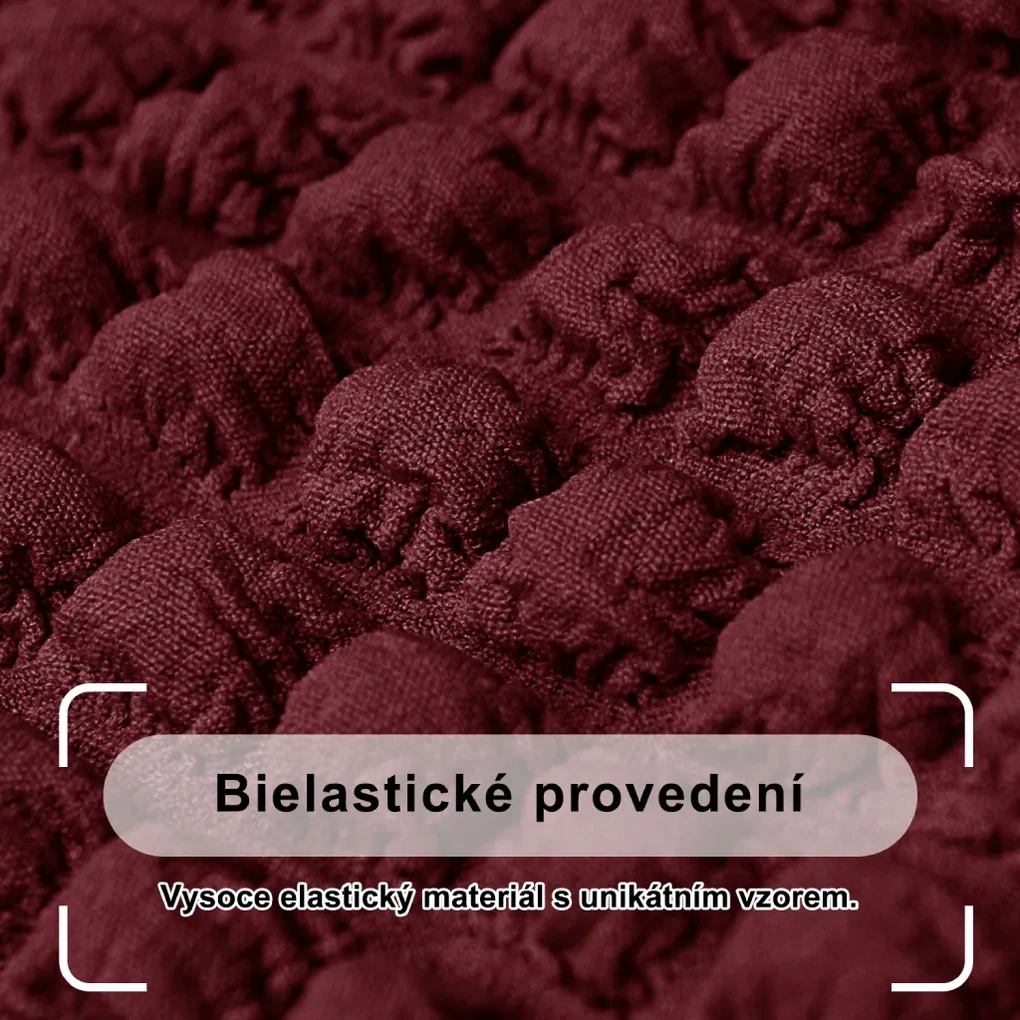 Látkový poťah na dvojmiestnu pohovku BestBerg / bordová