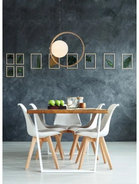 Redo 01-2319 - Luster na lanku KLEIDI 1xE14/28W/230V pr. 27 cm hnedá