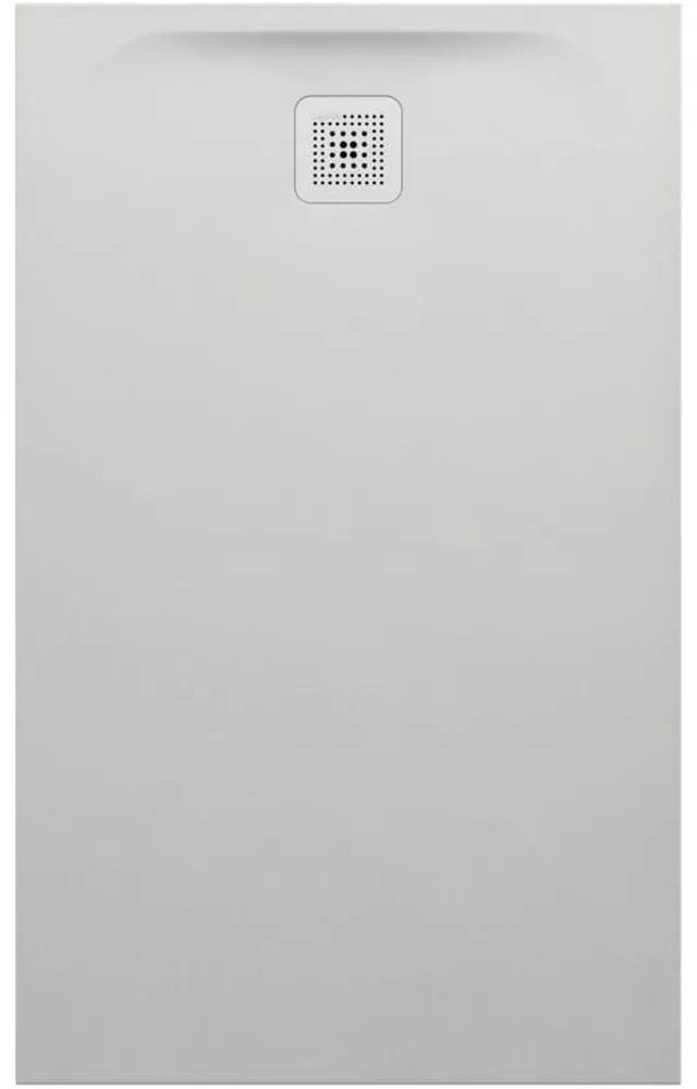 LAUFEN Pro obdĺžniková sprchová vanička z materiálu Marbond, odtok na kratšej strane, 1300 x 800 x 42 mm, svetlá šedá, H2159550770001