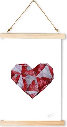 Závesné plátno na stenu Love under Construction / Dan Johannson