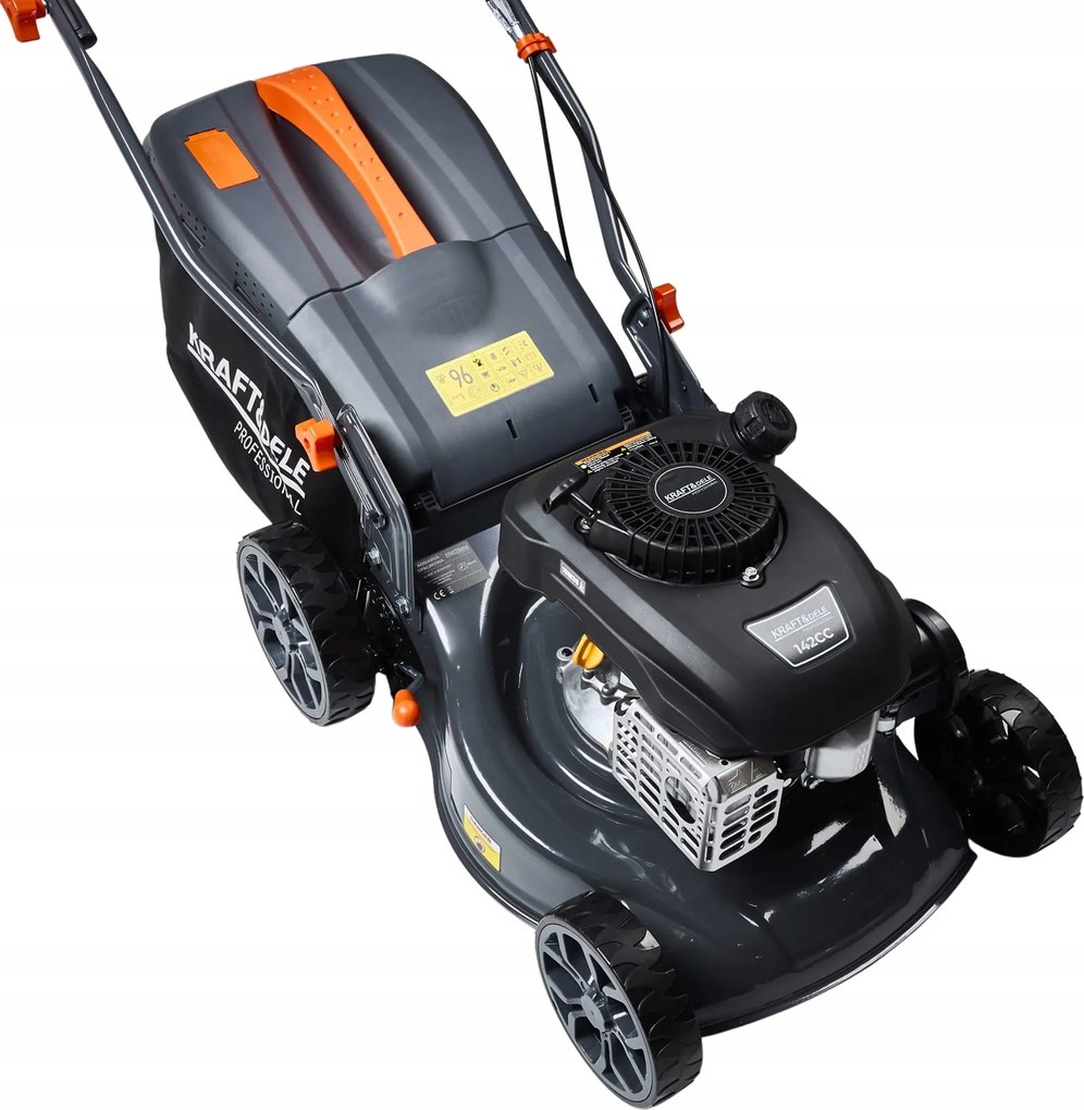 Benzínová Kosačka S Pohonom Silná Motor 142CC Pohon 40CM 45L Reg. 25-75 mm