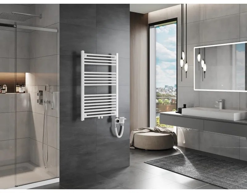 Mexen Mars, elektrické vykurovacie teleso 900 x 600 mm, 400 W, biela, W110-0900-600-6400-20