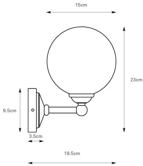 Markslöjd 109022 - Nástenné svietidlo TROPEA 1xG9/20W/230V lesklý chróm