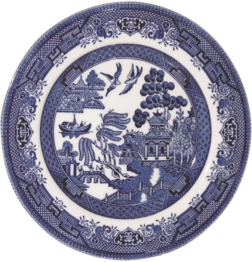 Tanier Churchill China Blu Willow, Ø 17 cm