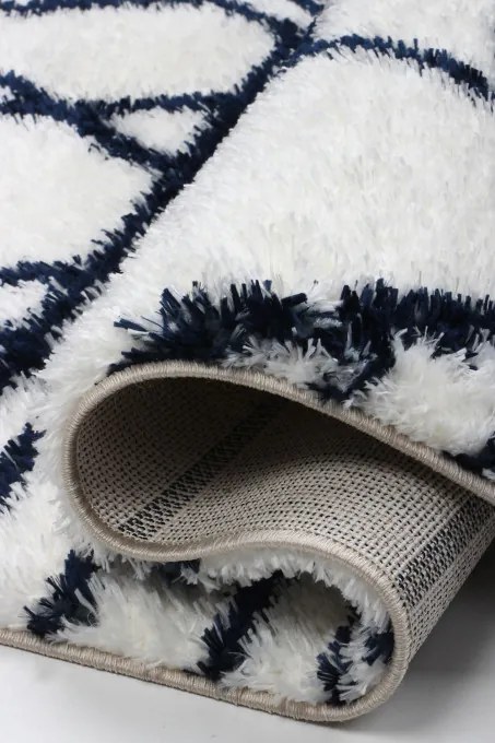 Koberec Boho 610 CREAM/NAVY BLUE