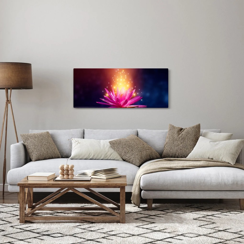 Obraz lekna na vode (120x50 cm)