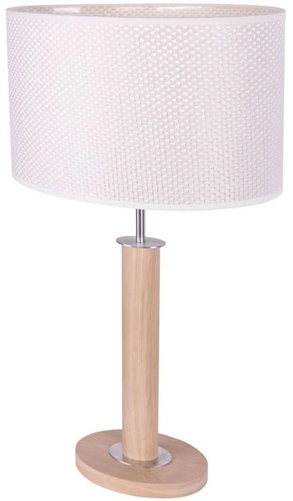 Spot-Light 7017400211524 - Stolná lampa MERCEDES 1xE27/40W/230V dub