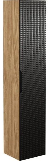 Koupelnová sestava Luxor Black Cloud se skříňkami a umyvadlem 120 cm černá/dub olejovaný