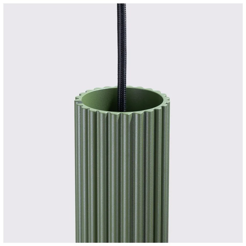 Zelené závesné svietidlo Gleam – Sollux