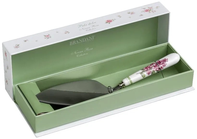 Tortová lyžica s keramickou rukoväťou Brandani Nonna Rosa