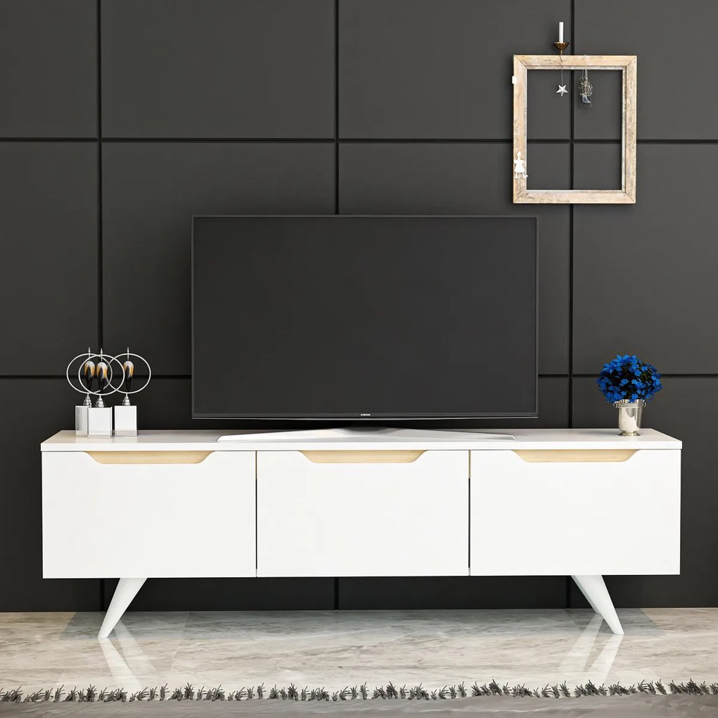 TV stolík Prag White