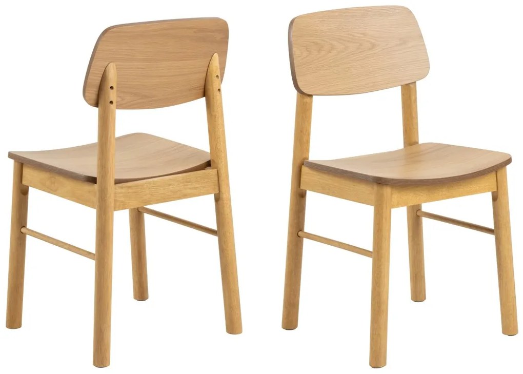 Jídelní židle BARLOW z masivu dub přírodní