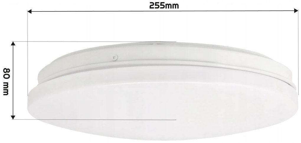 BERGE Prisadený LED stropný panel 1x E27 pre okrúhlu žiarovku