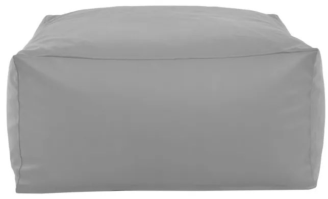 Taburetka svetlosivá kocka ekokoža