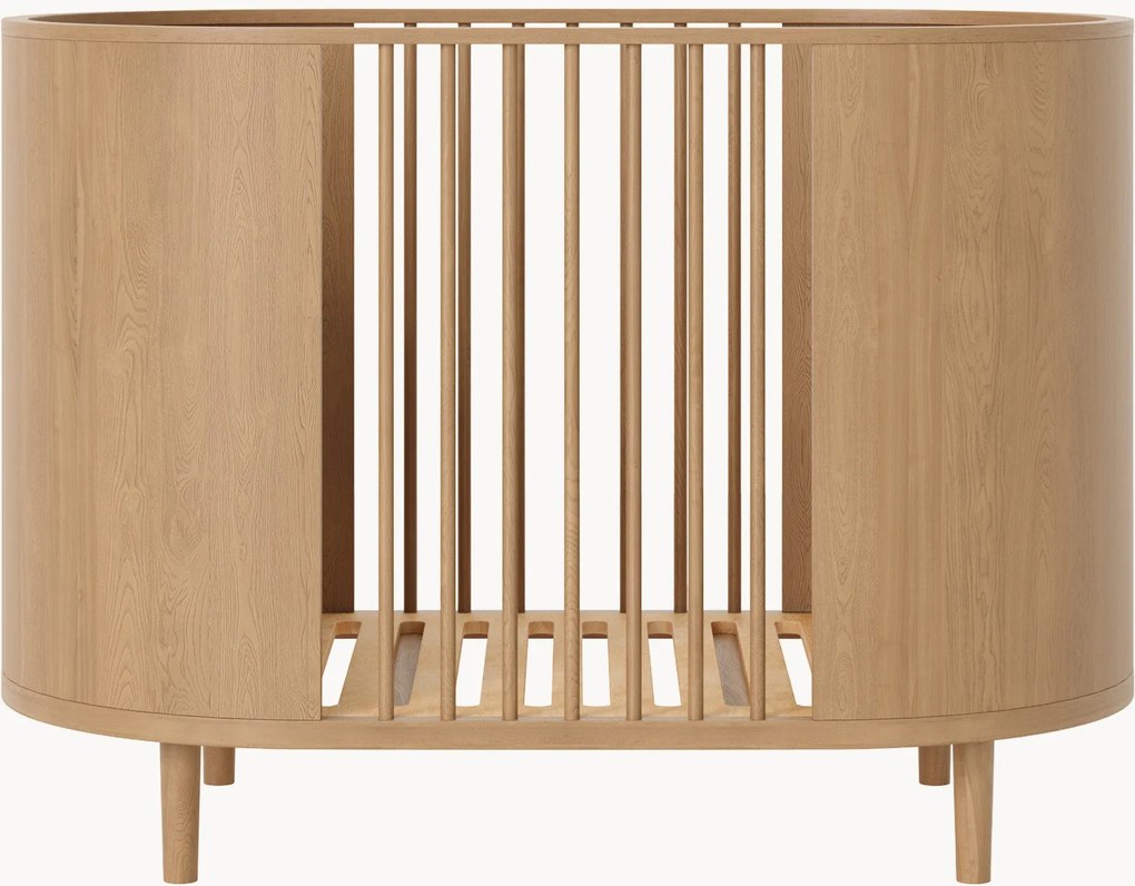 Ručne vyrobená výškovo nastaviteľná detská posteľ Kai, 70 x 120 cm