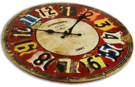 Hodiny drevené 30x30 17AC005