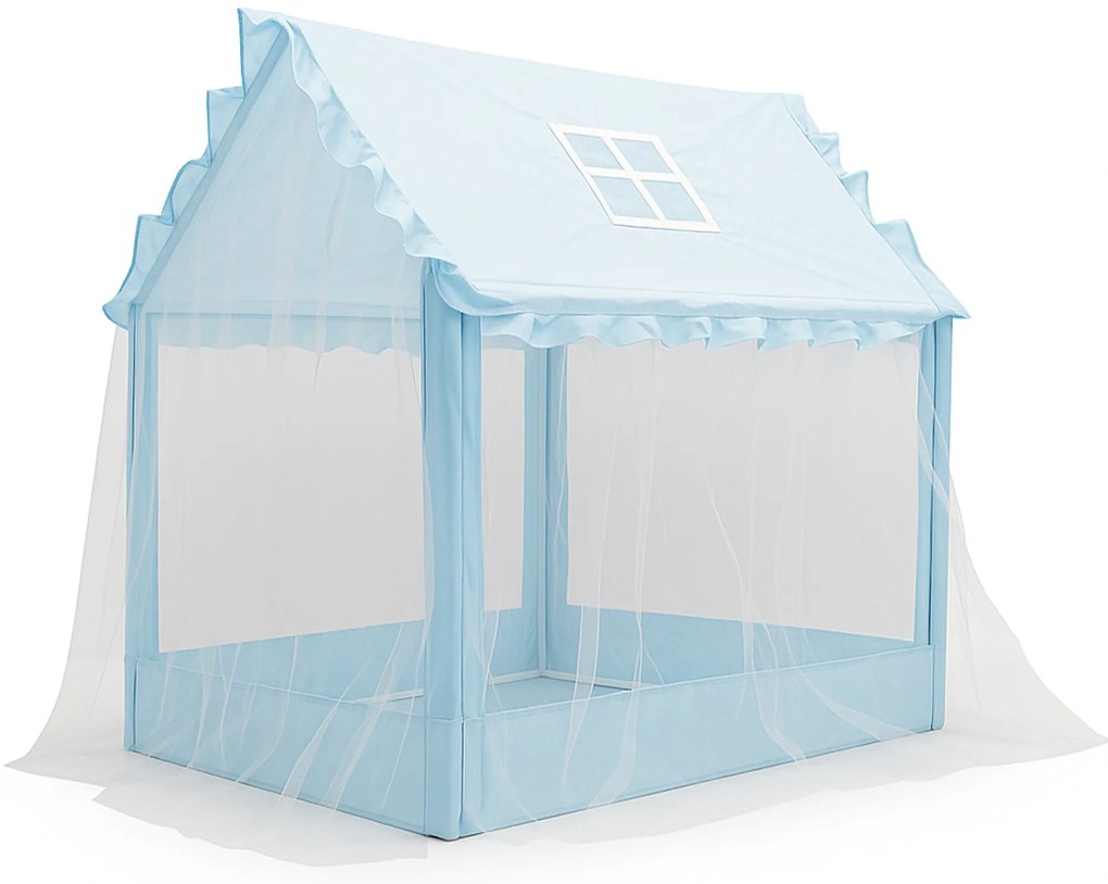 Aga4Kids Detský hrací stan Domček Modrý