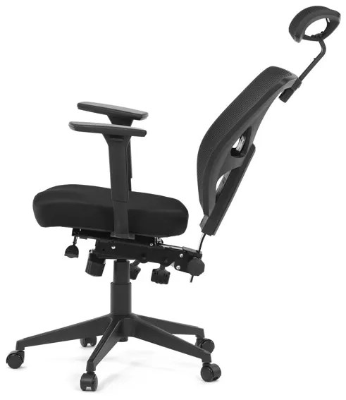 Autronic BONTEC Kancelárska stolička, asynchrónny mechanizmus, čierna, KA-Q8250 BK Farba: Čierna