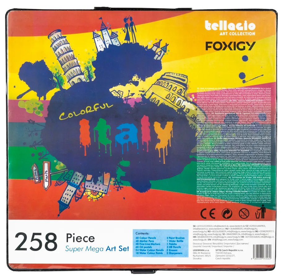Foxigy Sada na maľovanie pre deti 258ks