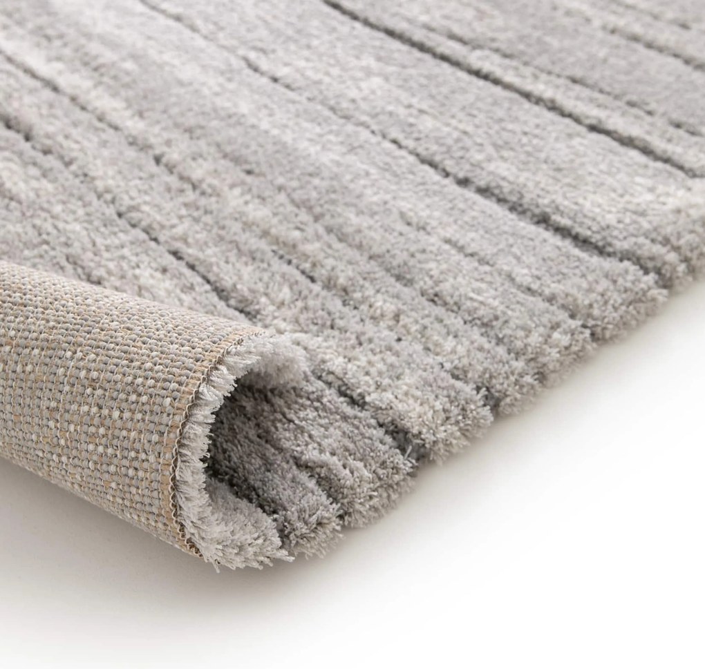 DY Sivý koberec s geometrickým vzorom Serenity 01 Rozmer: 120x170 cm