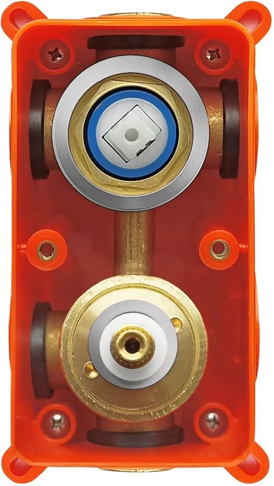 Rea Lungo, podomietková sprchová-vaňová sada + BOX, chrómová, REA-P6612