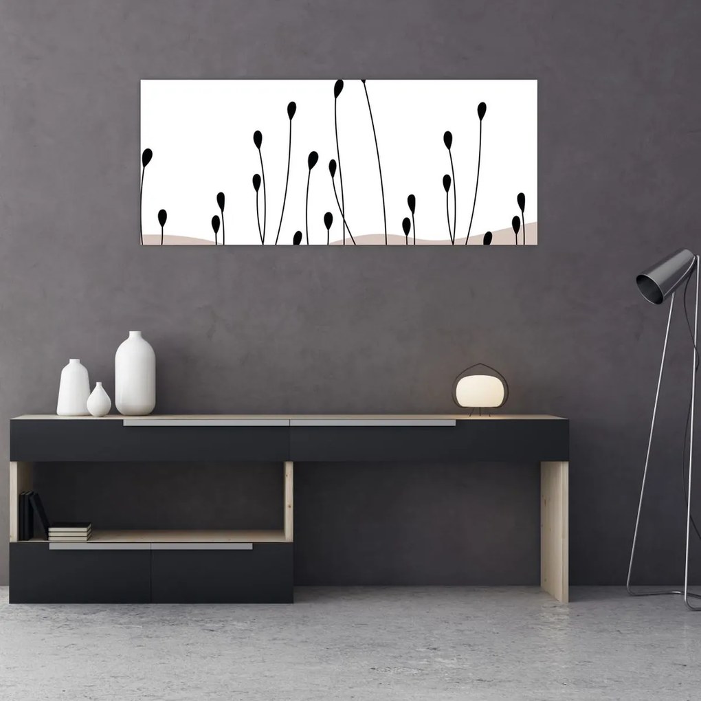 Obraz - Grafická lúka N⁰1 (120x50 cm)