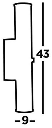 Searchlight 63125-1GO - LED Kúpeľňové svietidlo CLAMP LED/18W/230V IP44 zlatá