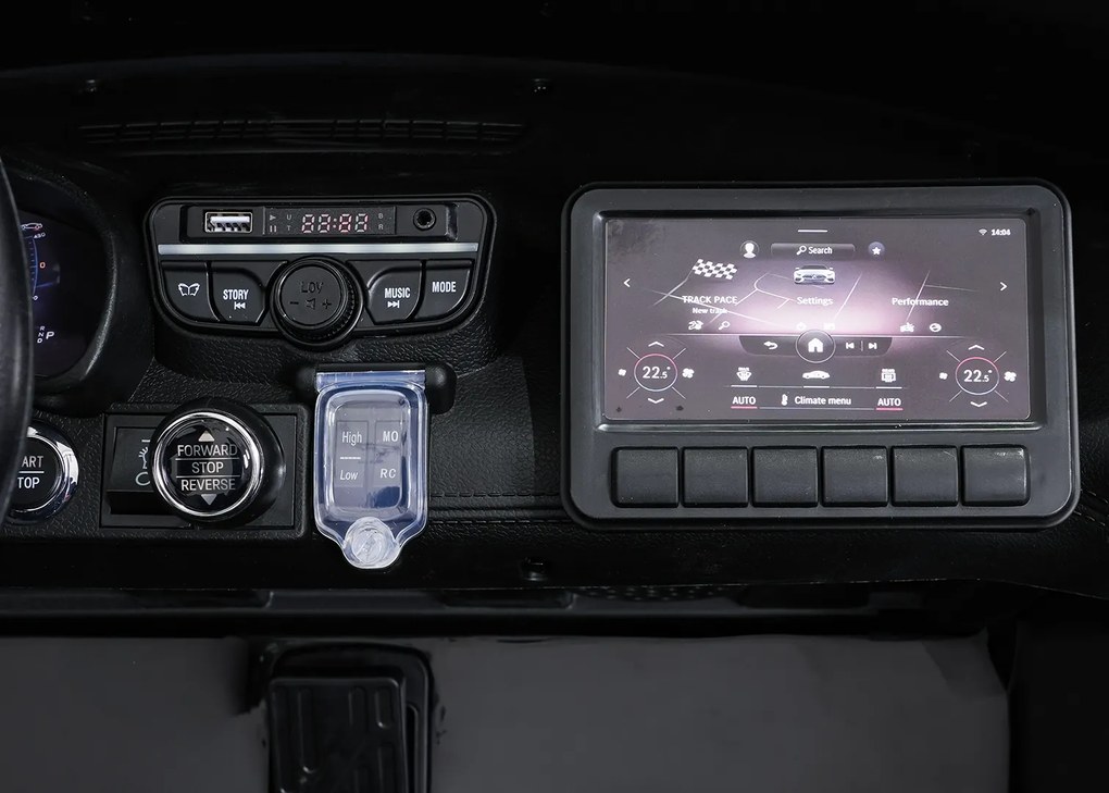 Ramiz Mercedes-Benz GT63 AMG elektrické autíčko pre deti čierne