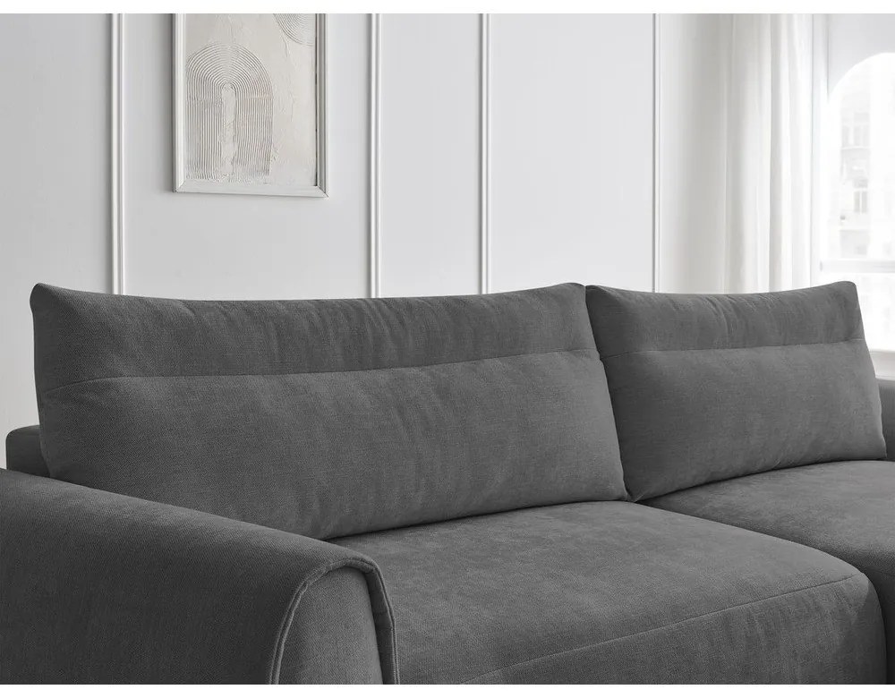 Sivá rohová pohovka Aden – Bobochic Paris