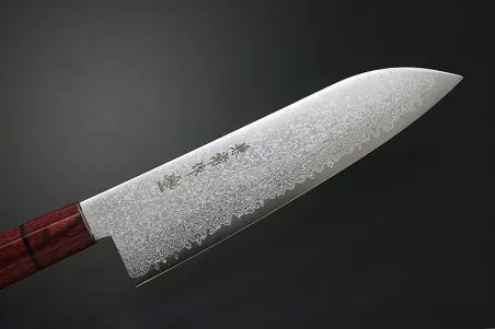 nůž Santoku 180 mm Kanetsune Damascus "Minamo-Kaze" series