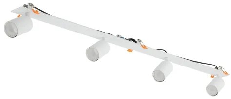 Podhľadové bodové svietidlo NEX 4xGU10/10W/230V biela