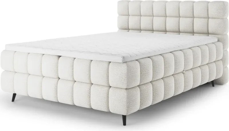 Kontinentálna posteľ Sabrina 160x200, biela (royal 01)