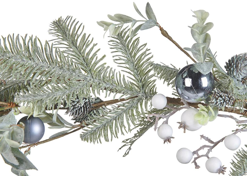 Vianočná girlanda 150 cm zelená HUELVA Beliani