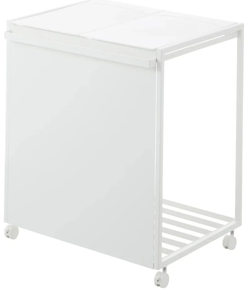 Biely kovový odpadkový kôš na triedený odpad Tower – YAMAZAKI