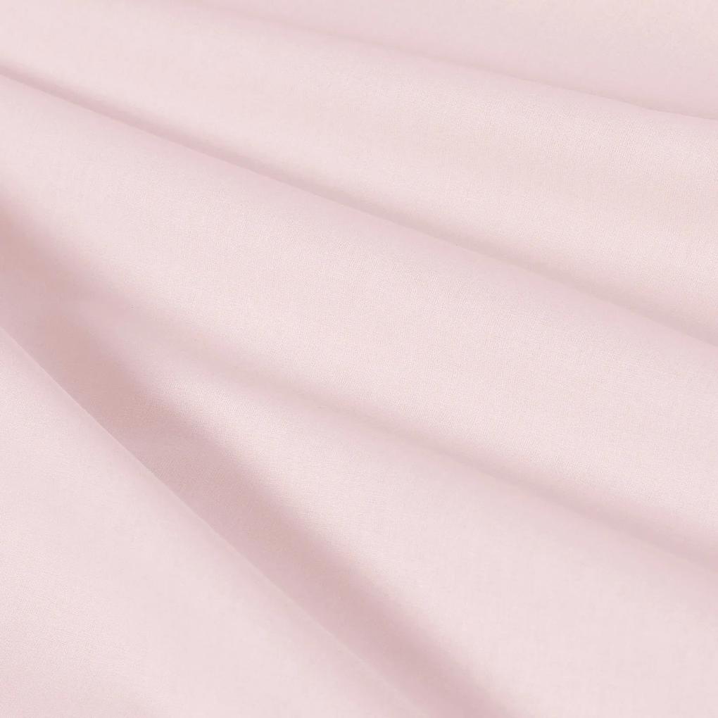 Goldea okrúhly obrus 100% bavlnené plátno - púdrovo ružový Ø 100 cm