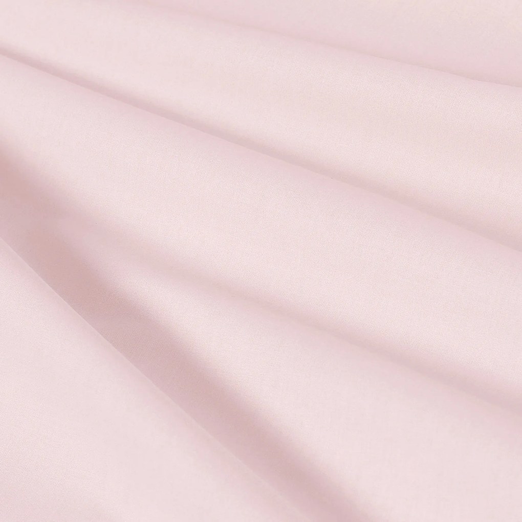 Goldea okrúhly obrus 100% bavlnené plátno - púdrovo ružový Ø 160 cm