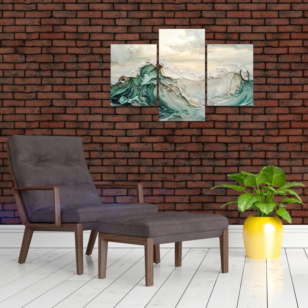 Obraz - 3D abstrakcie mora (90x60 cm)