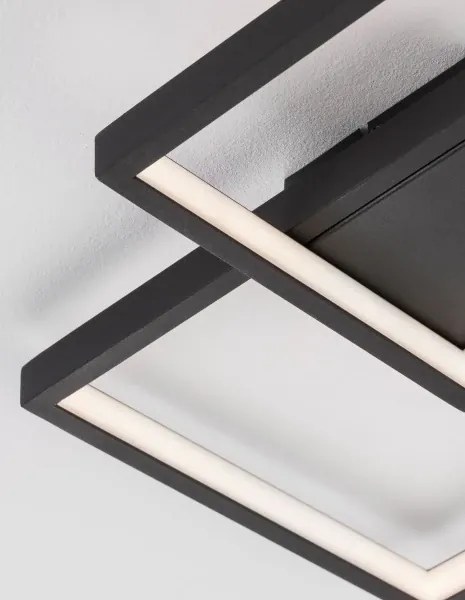 LED stropné svietidlo Porto 32 čierne