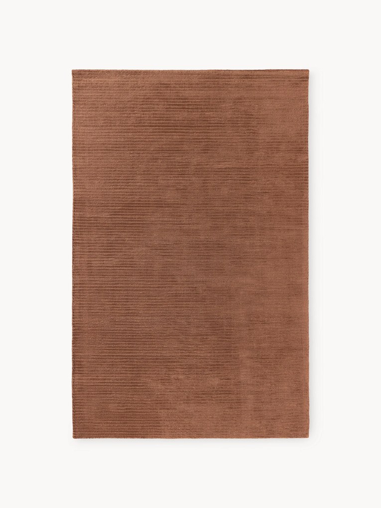 Ručne tkaný koberec's reliéfnou štruktúrou Wes